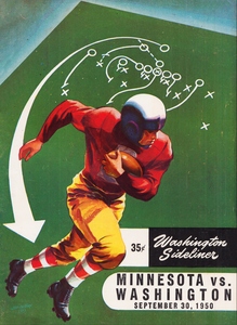 1950 Washington Huskies Jess Cauthorn Art