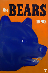 1950 Chicago Bears Remix Art