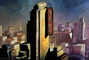 1950 radio city music hall art