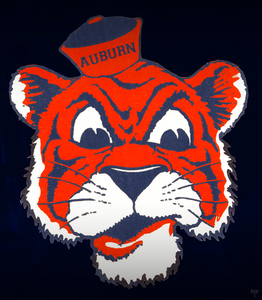 Vintage Auburn Sailor Aubie Art