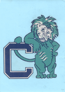 Vintage Columbia Lion Canvas Art