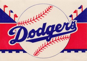 1959 Los Angeles Dodgers Art Poster