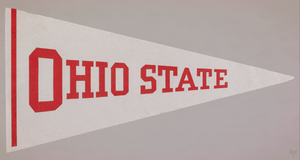 Vintage Ohio State Pennant Art