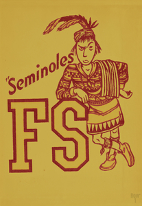 Vintage Florida State Seminoles Art