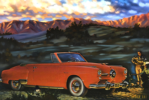 1950 studebaker car art