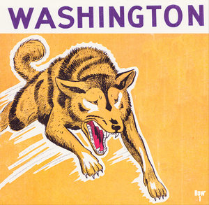 1950 Washington Husky Art