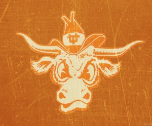 1950s Texas Longhorn Art