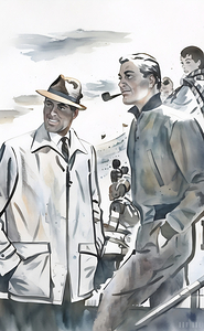 1950s football gameday