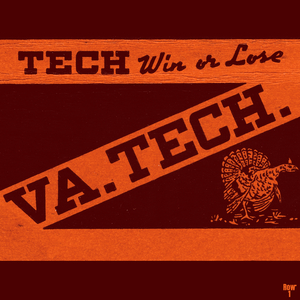 1950s Virginia Tech Win or Lose