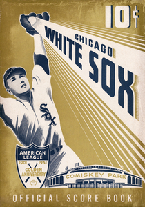 1951 Chicago White Sox Score Book Art