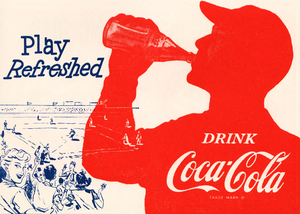 1951 Baseball Vintage Coke Ad