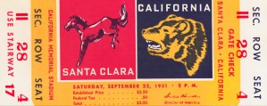 1951 Santa Clara Broncos vs. Cal Bears