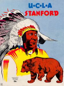 1951 UCLA Bruins vs. Stanford Indians Football Cover Art