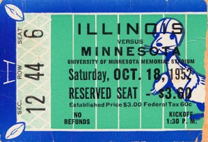 1952 Minnesota vs. Illinois