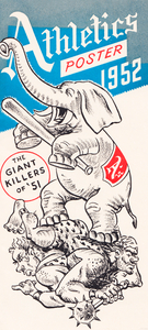 1952 Philadelphia Athletics Baseball Poster
