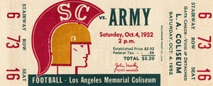 1952 USC vs. Army