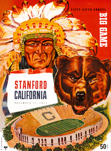 1952 cal stanford big game remix art
