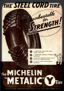 1952 michelin tire ad