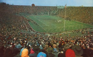 Vintage Fifties Michigan Stadium Gameday