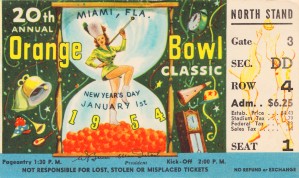 1954 Orange Bowl Oklahoma Win
