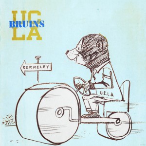 1954 UCLA Bruins Cartoon Art