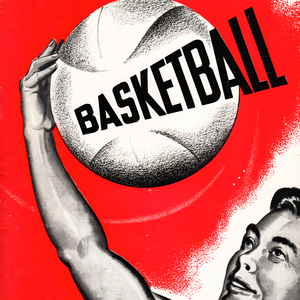 1955 Vintage Basketball Art