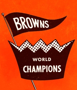 1955 Cleveland Browns World Champions Art