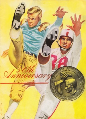 1955 College Football Fiftieth Anniversary Program Cover Art