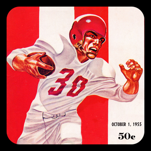 1955 Football Program Cover Art Remix Sale