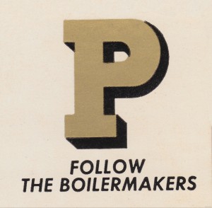 1955 Purdue Boilermakers Art