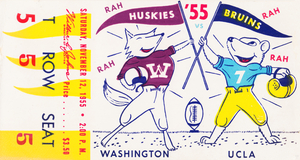 1955 UCLA Bruins vs. Washington Huskies | Row 1