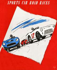 1955 Sports Car Road Races Art
