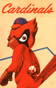 1955 St. Louis Cardinals Art