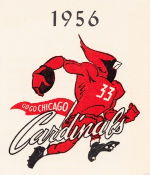 1956 Chicago Cardinals Vintage Poster