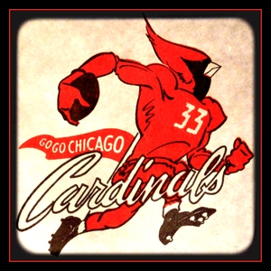 1956 Chicago Cardinals Viewfinder Slide Art