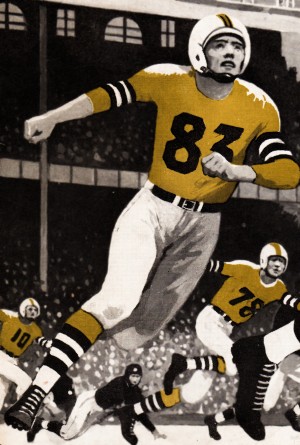 1956 Football Player Art