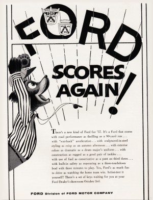 1956 Ford Car Ad 