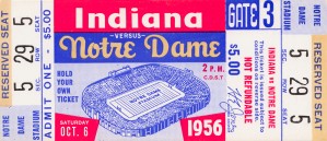 1956 Notre Dame vs. Indiana