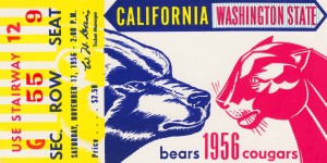 1956 Washington State Cougars vs. Cal Bears