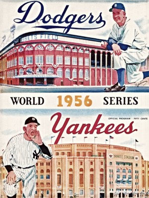 1956 World Series Program Cover Art