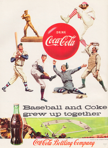 1956 Coca Cola Baseball Ad