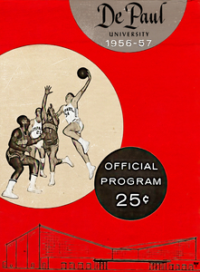 1956 DePaul Basketball Program Art
