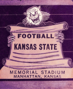 1956 Kansas State Wildcats Ticket Remix