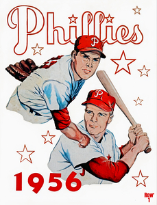 1956 Philadelphia Phillies Remix Art