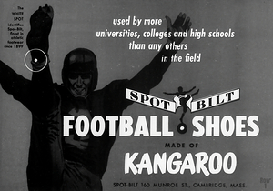 1956 spot bilt athletic shoe ad