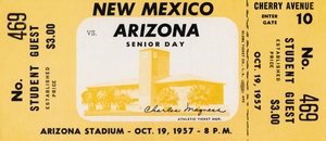 1957 Arizona Wildcats vs. New Mexico Lobos