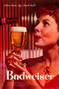 1957 Budweiser Advertisement