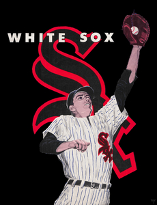 1957 Chicago White Sox Baseball Remix Art