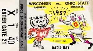 1957 Ohio State University vs. Wisconsin