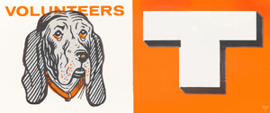 1957 Tennessee Vols Football Ticket Remix Art